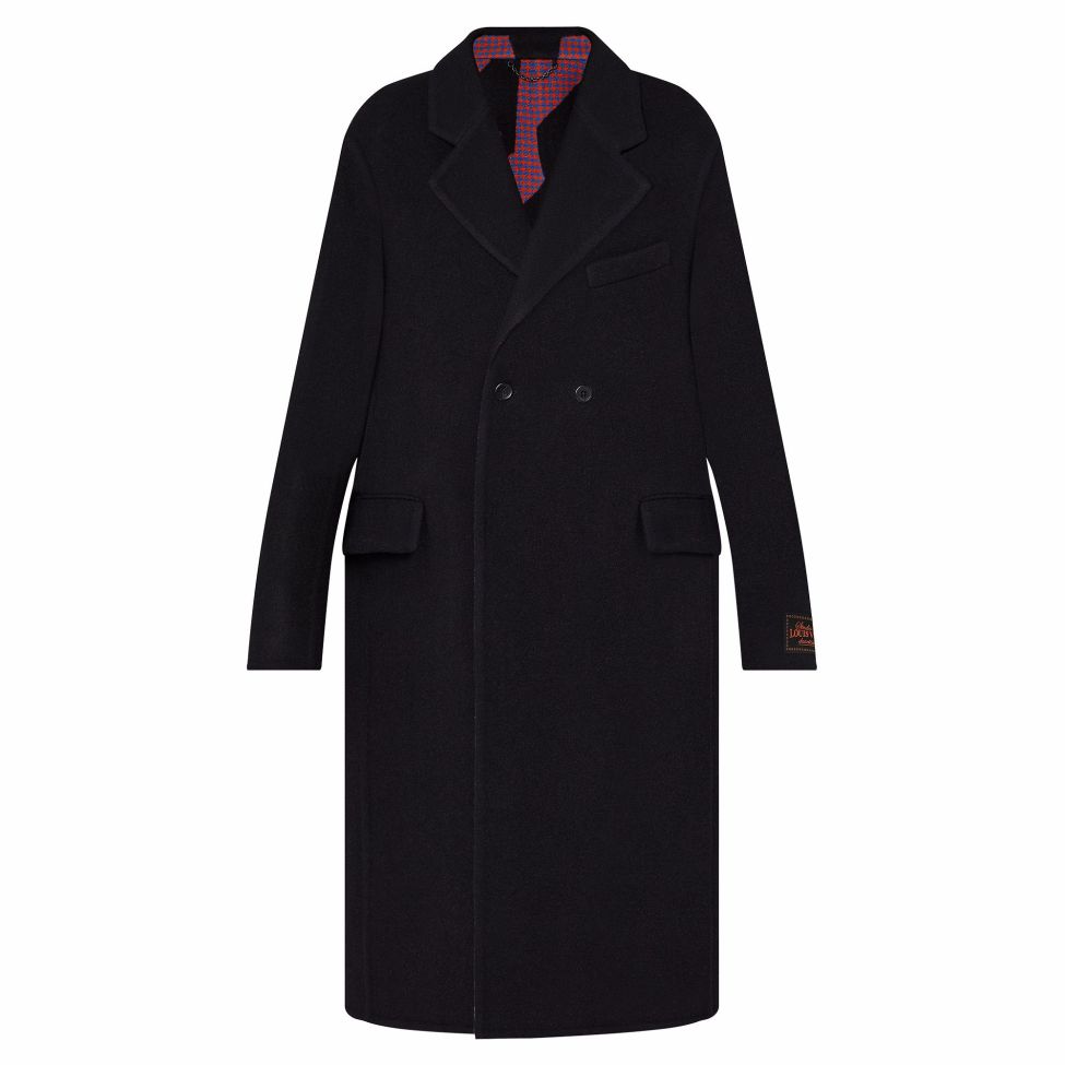Men LOUIS VUITTON Coats And Outerwear | Signature Double-Faced Coat ...